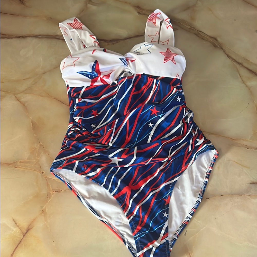 Kids Patriotic Star Swimsuit
